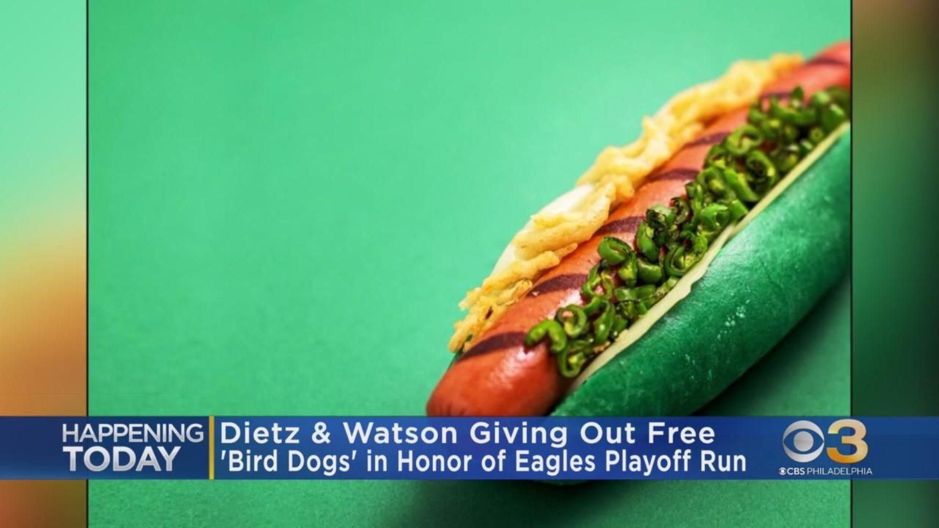 Where to get Eagles green Bird Dogs in Philadelphia Friday - CBS  Philadelphia