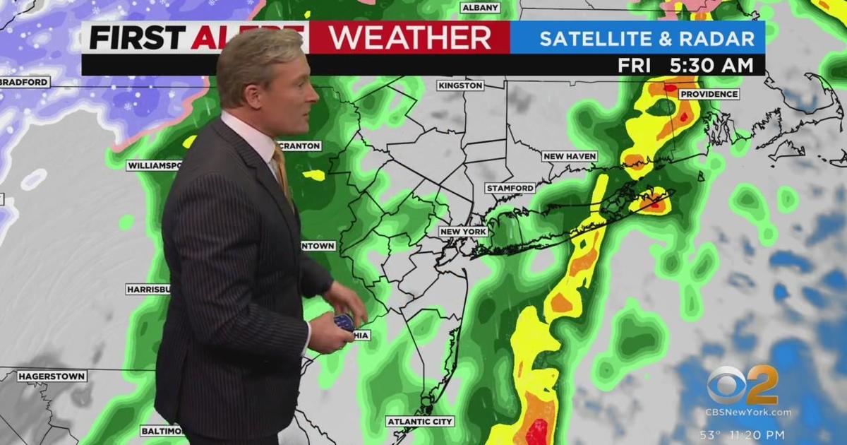 First Alert Weather: CBS2's 1/12 Nightly Update At 11 P.m. - CBS New York