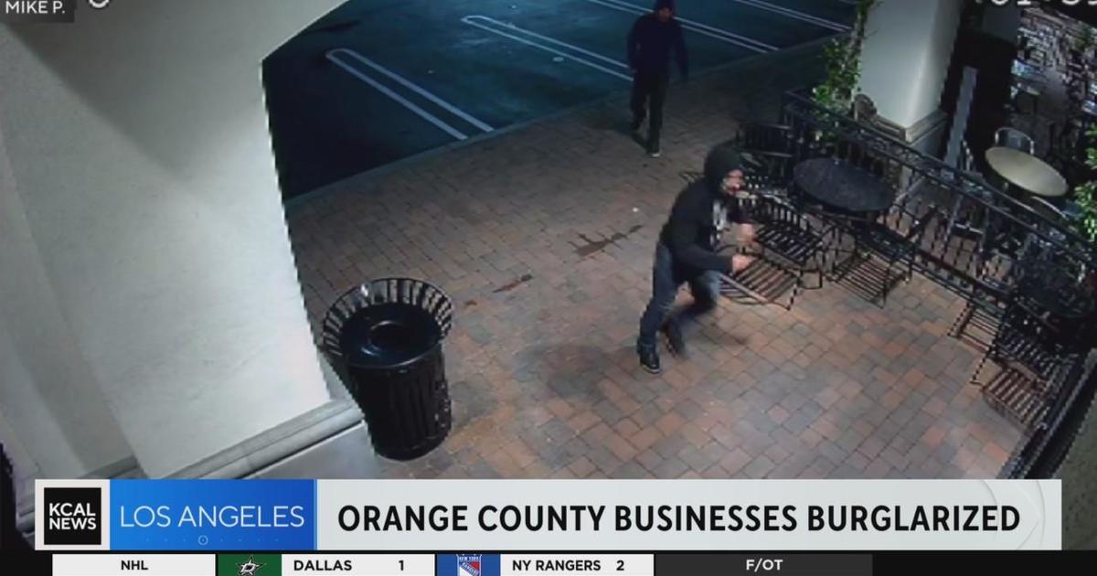 Caught On Camera: Orange County Businesses Burglarized - CBS Los Angeles