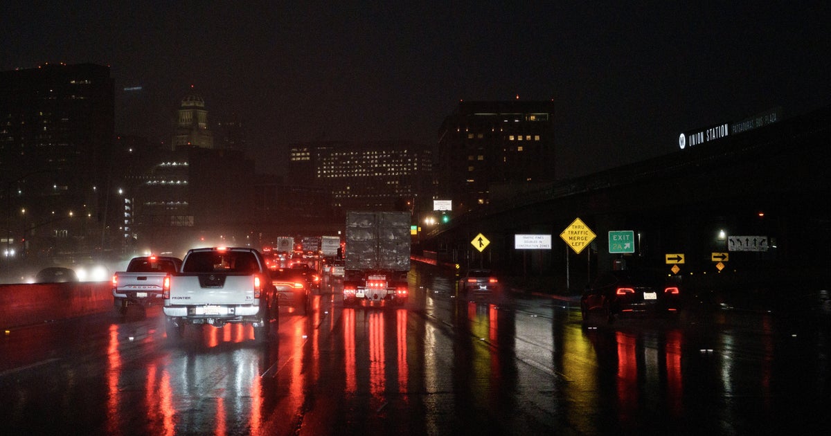 Latest storm causes series of road closures throughout L.A. County