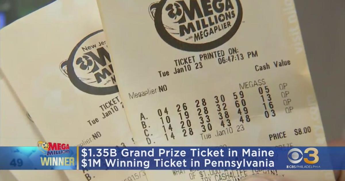 $1 Million Winning Mega Millions Ticket Sold In Pa. - CBS Philadelphia