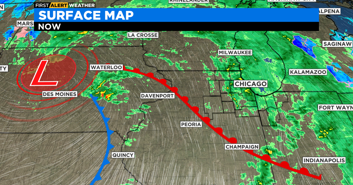 Chicago First Alert Weather: Rain ending tonight - CBS Chicago