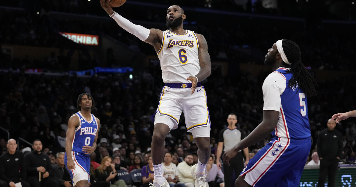 LeBron reaches 38K, but Embiid leads 76ers past Lakers 113-112