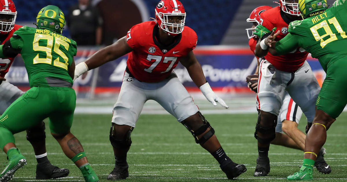 University Of Georgia Youth Small Football Jersey