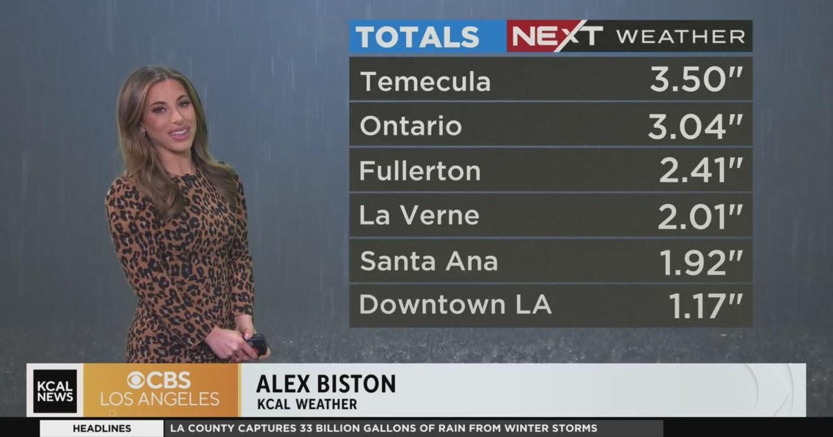 Alex Biston's afternoon weather forecast (Jan. 17) CBS Los Angeles