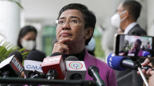 Maria Ressa, Nobel winning Philippines journalist, heralds victory for 