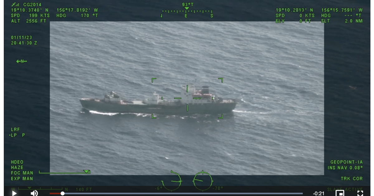 U.S. Coast Guard is tracking a Russian 