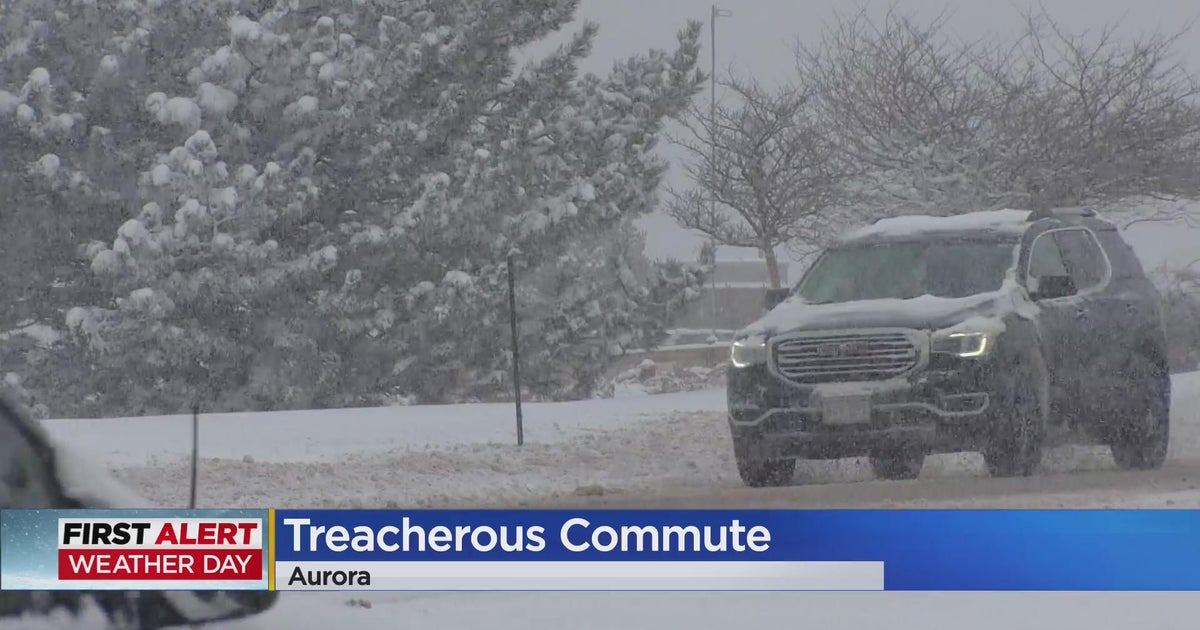 Aurora drivers had to navigate some tricky road conditions with the ...