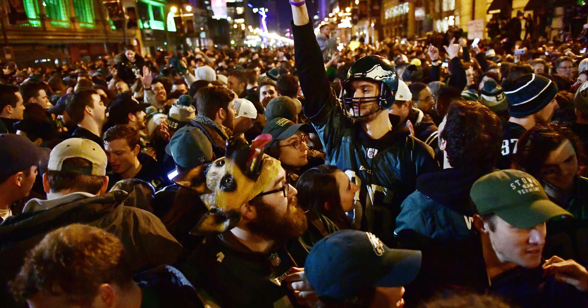 Super Bowl celebration in Philadelphia turns rowdy after Eagles