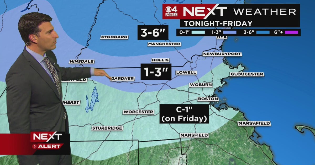Next Weather: WBZ Forecast - CBS Boston