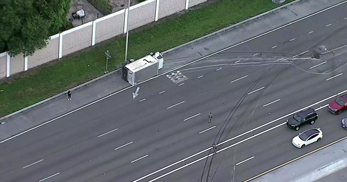 Crash Closes Some Nb Lanes Of Florida Turnpike In Sw Miami Dade During Evening Commute Cbs Miami 3897