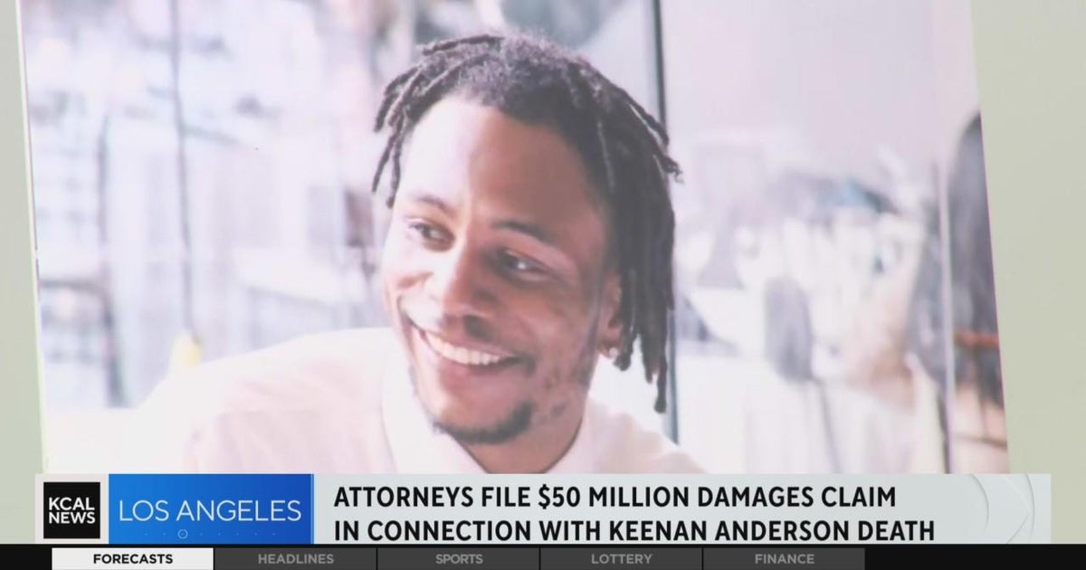 Keenan Anderson family files 50M damages claim CBS Los Angeles