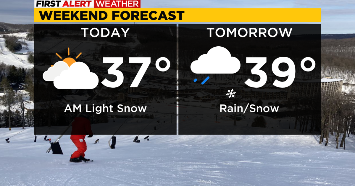 First Alert Weather: Rain turns to snow on Sunday - CBS Pittsburgh