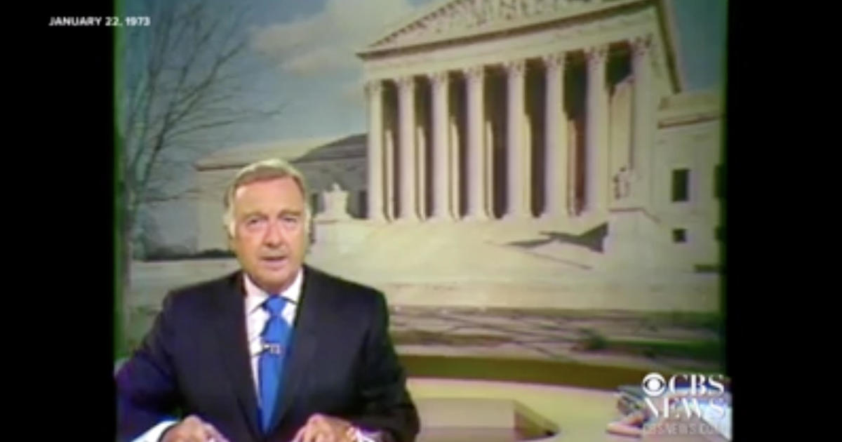 How CBS News covered Roe v. Wade in 1973