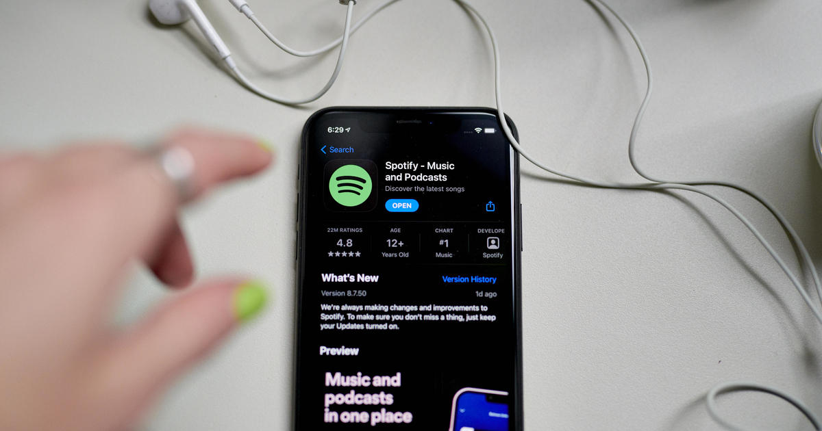 Spotify said Monday it will lay off 6% of the music streaming company's workforce, making it the latest big technology company to announce a sizable r
