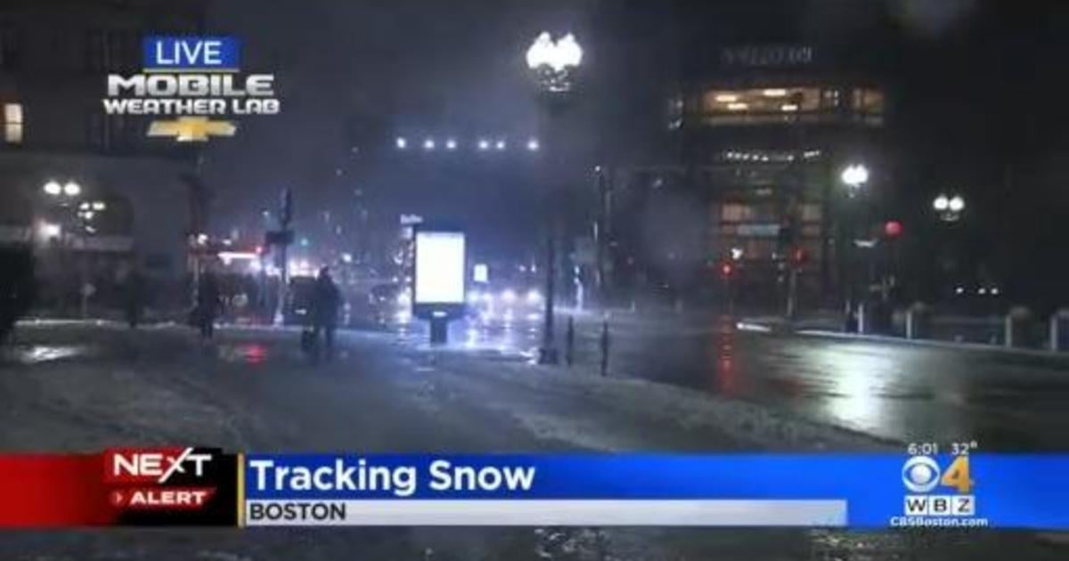 Tracking the snow in Boston - CBS Boston