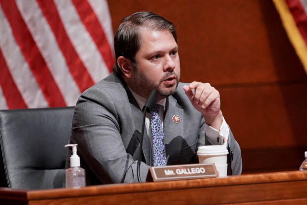 Rep. Ruben Gallego attends a House Armed Services Committee hearing on July 9, 2020, in Washington, D.C. 