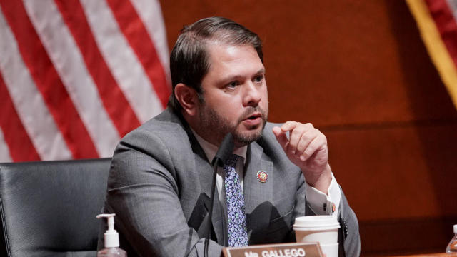 Rep. Ruben Gallego attends a House Armed Services Committee hearing on July 9, 2020, in Washington, D.C. 