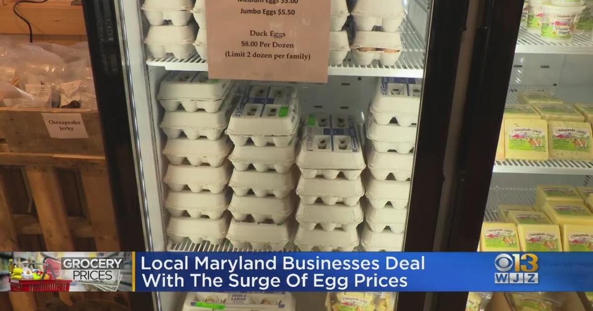 Local Maryland businesses deal with surge of egg prices