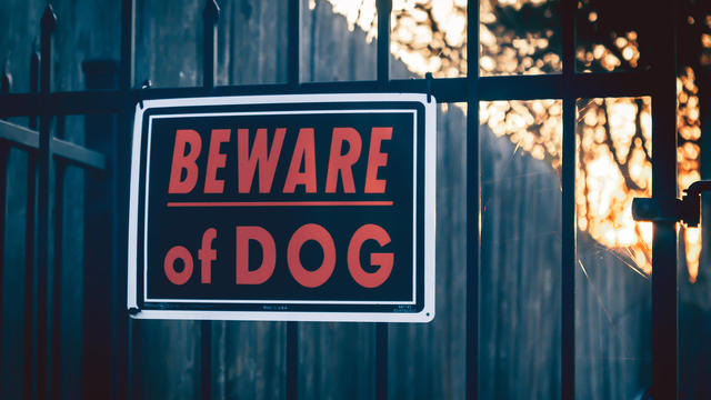 Beware of Dog Sign 