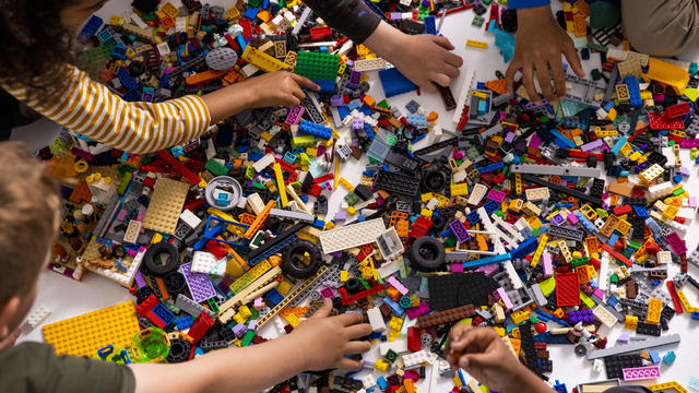 Lego drops prototype blocks made of recycled plastic bottles as they 