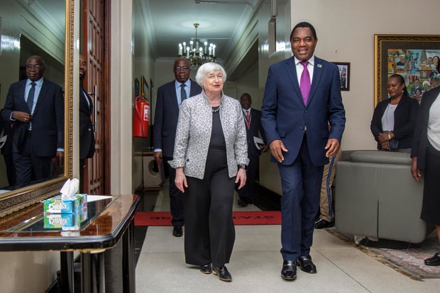 Zambia Yellen Africa