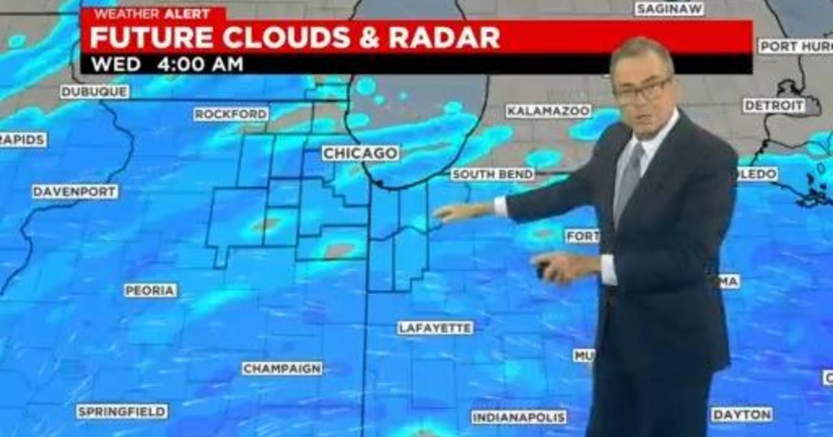 Chicago Weather Alert Wednesday snow CBS Chicago