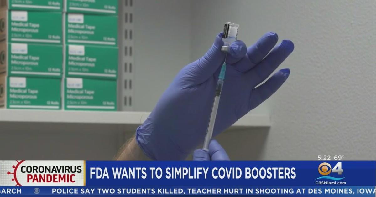 FDA wants to simplify COVID boosters