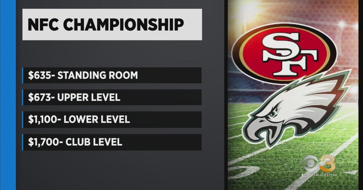 Eagles49ers NFC championship game ticket prices are more than 600
