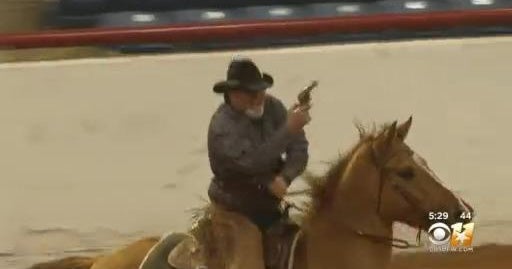 Cowboy mounted shooting takes the stage at the Fort Worth Stock Show ...