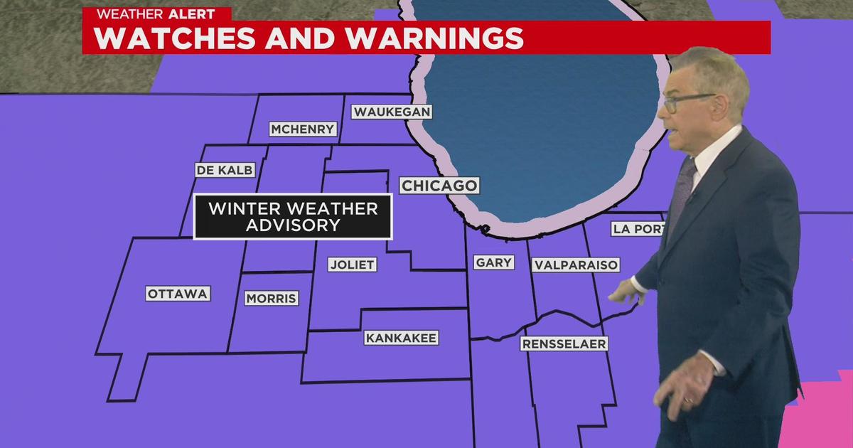 Chicago Weather Alert: Winter Weather Advisory In Effect - CBS Chicago