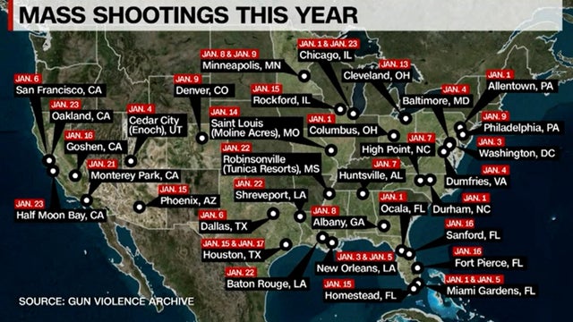 How Many Mass Shootings In Us Since 2023