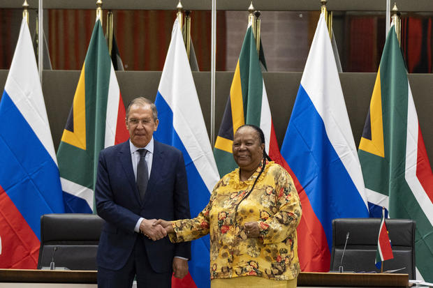 Russian Foreign Minister Sergey Lavrov in South Africa 
