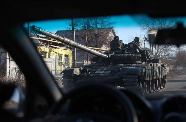 Russia hits Ukraine with missiles, says promised tanks show U.S., Europe's 