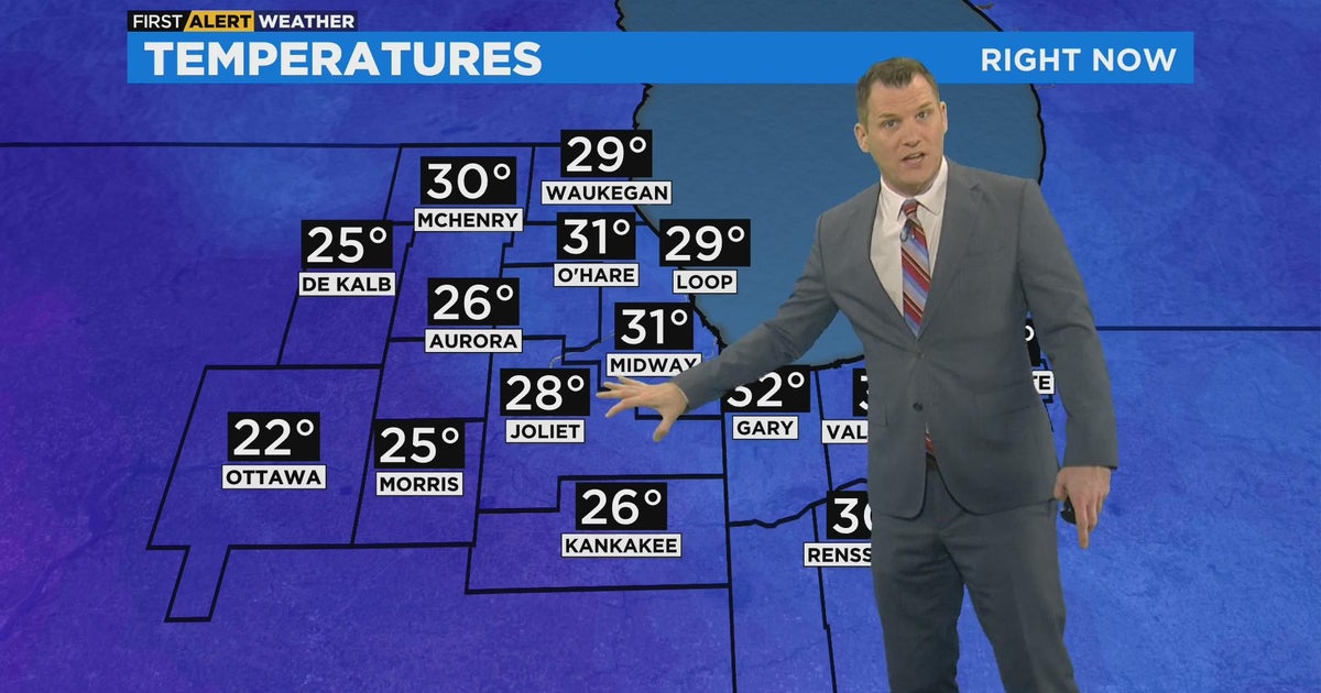 Chicago First Alert Weather: Scattered snow showers - CBS Chicago