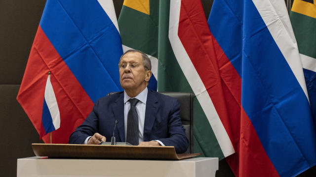 Russian Foreign Minister Sergey Lavrov in South Africa 