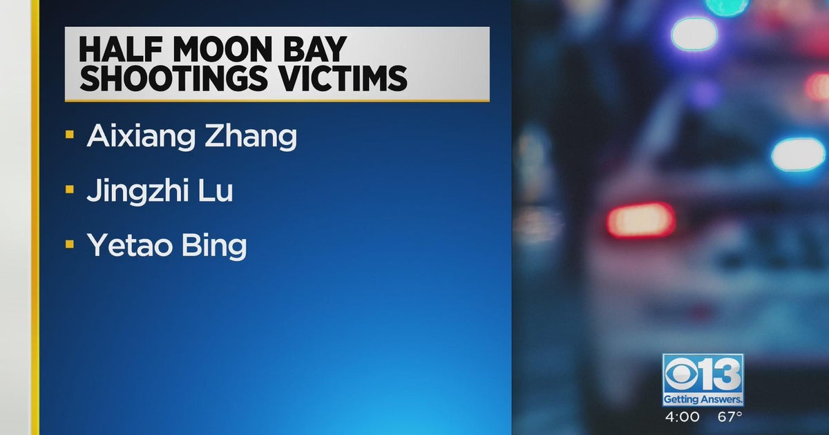 Half Moon Bay shooting suspect arraigned, victims identified CBS