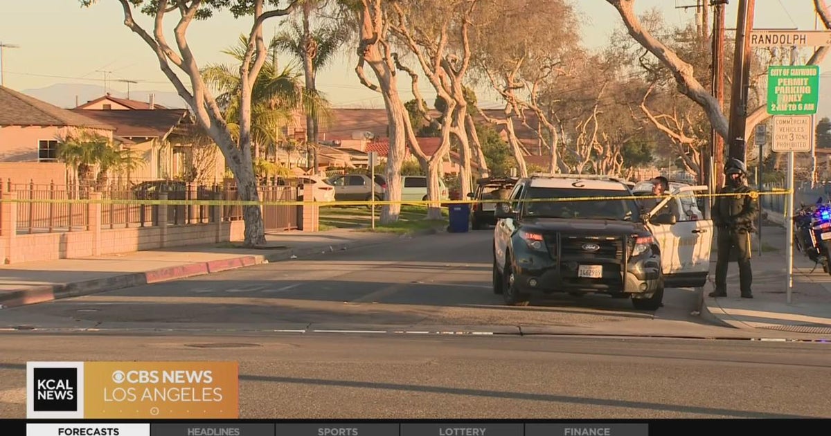 Maywood deputyinvolved shooting Man dead CBS Los Angeles