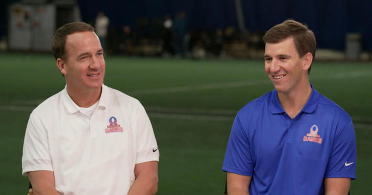 Keeping Up With The Manning Brothers How Retirement Is Keeping Both Eli And Peyton Busy Cbs News