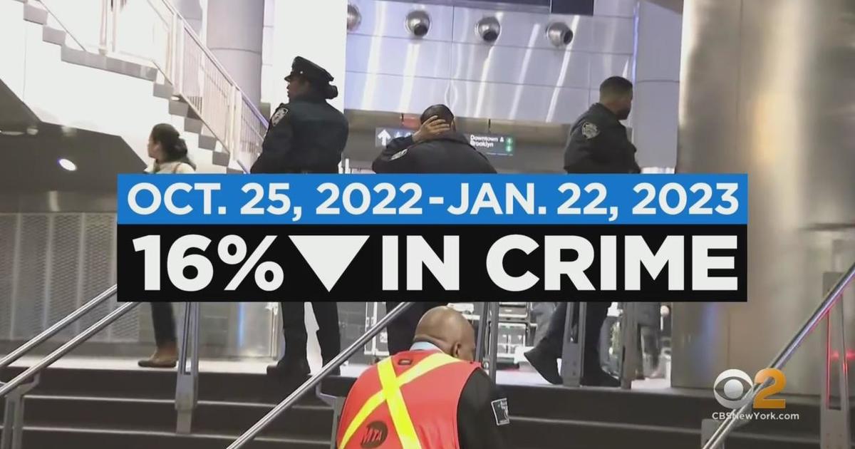 MTA Reports Double-digit Drop In Subway Crime - CBS New York