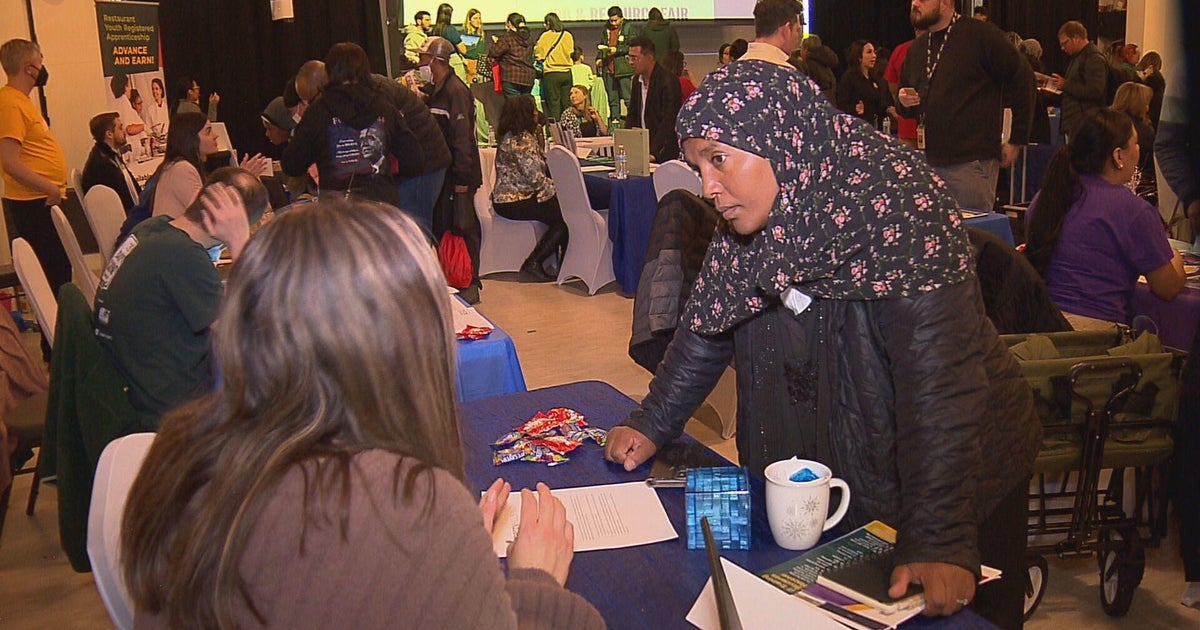 Jobseekers lined up for inclusive career fair in Aurora with some hired