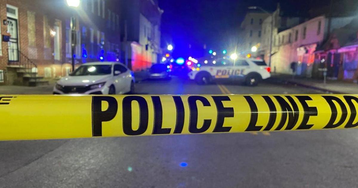 Man killed, 4 injured in Baltimore shooting, car crash