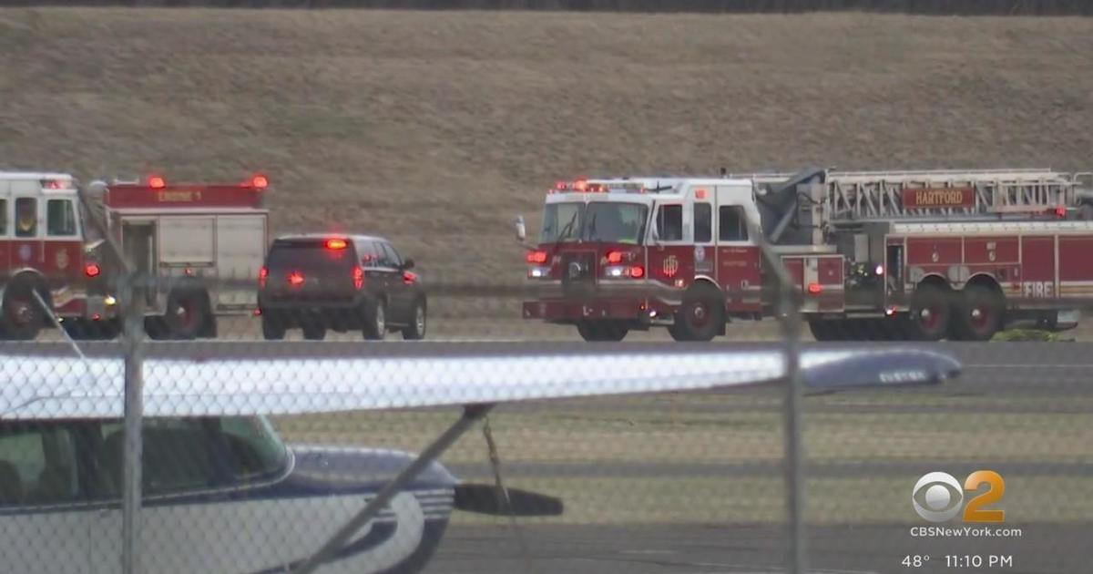 Small plane crashes during take-off from Connecticut airport