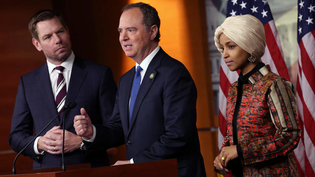 Democratic Reps. Schiff, Swalwell, And Omar Discuss Committee Assignments 