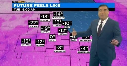 Chicago First Alert Weather: Bitter cold temps - CBS Chicago