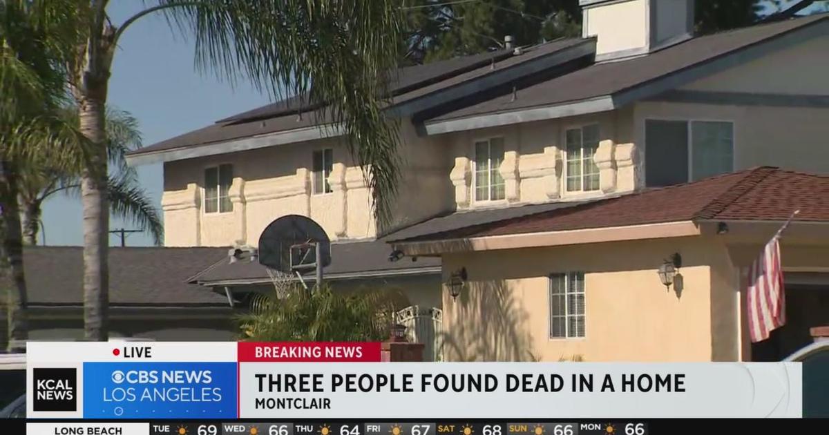 Montclair homicides: 3 adults found dead in Ramona Place house - CBS ...