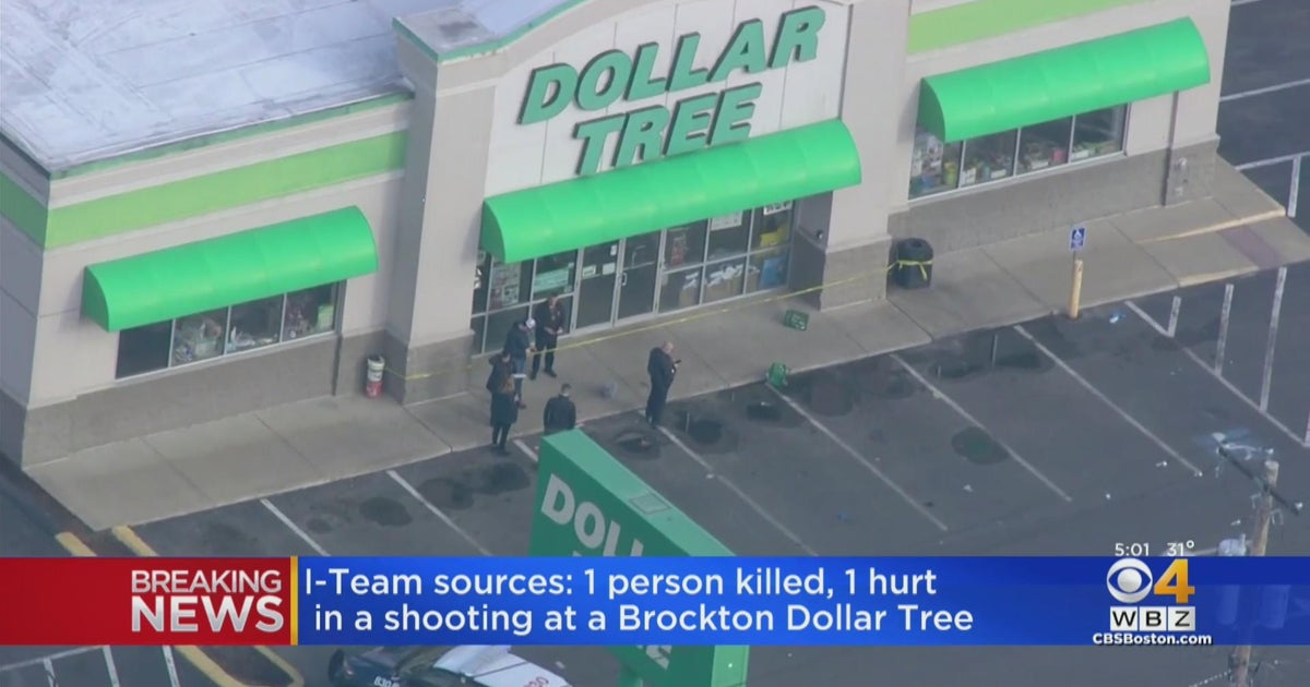 ITeam 1 person killed, 1 hurt in Brockton Dollar Tree shooting CBS