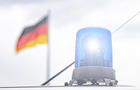 Police light with german flag 