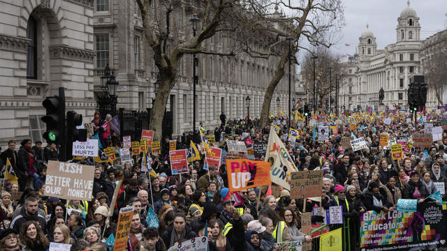 Teachers Join Civil Servants And Rail Workers In Strikes Across The UK 