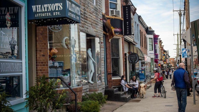 US-BALTIMORE-CITYSCAPE-HAMPDEN 